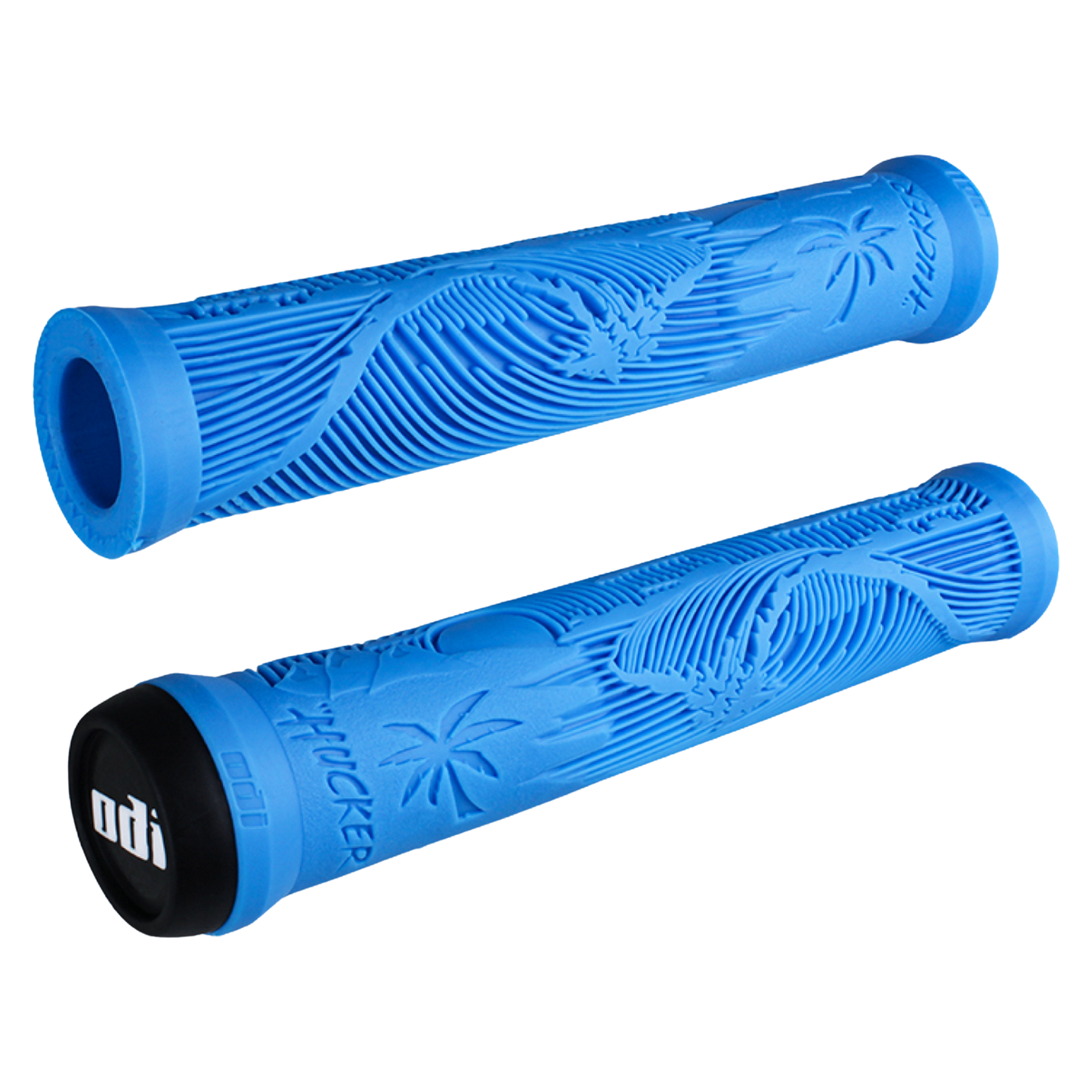 ODI BMX Griffe Hucker Signature Flangeless Skyblue