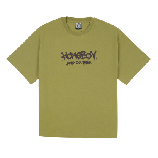 Homeboy Tagged Tee T-Shirt Moss