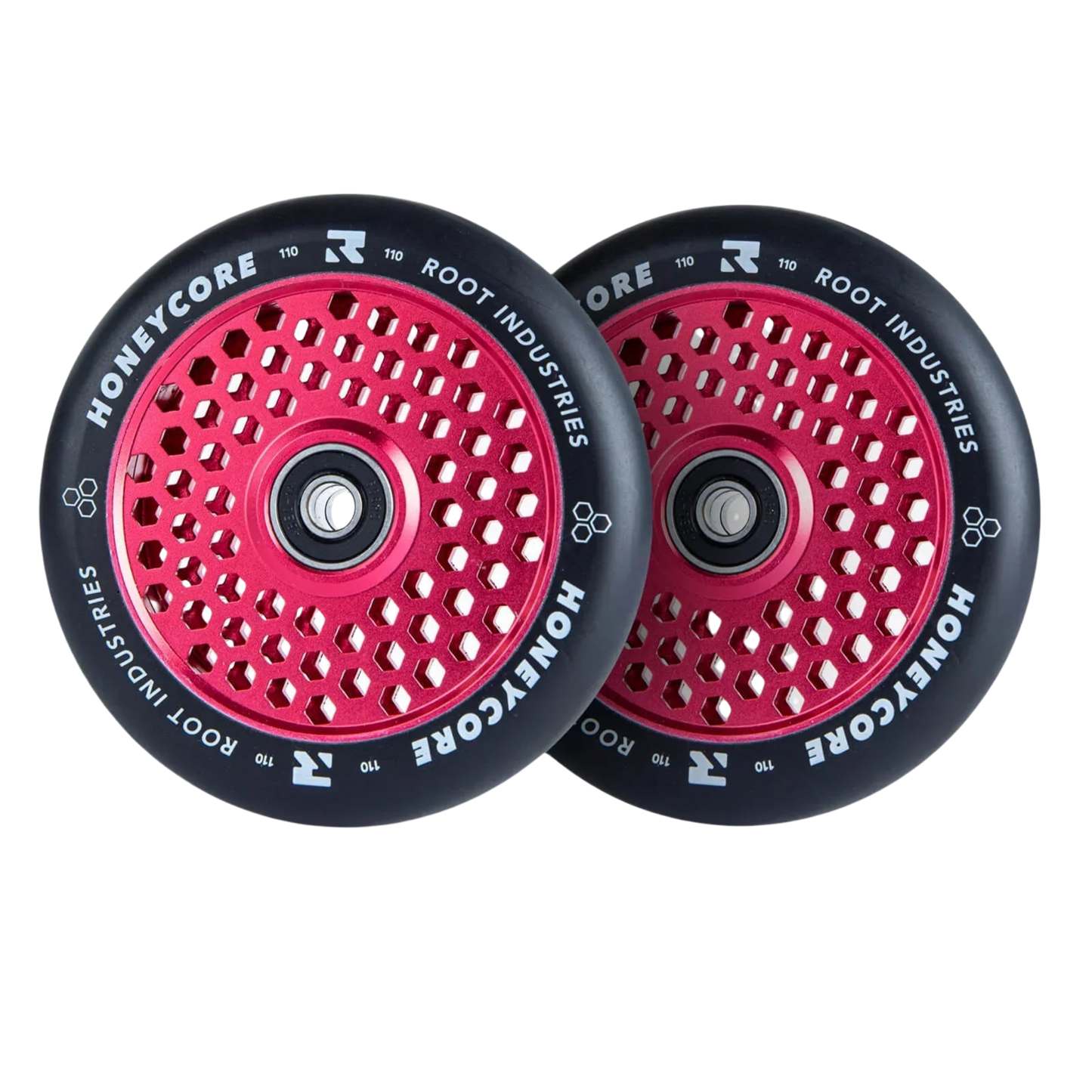 Root Honeycore Stunt Scooter Rollen 2er Set 110mm Red