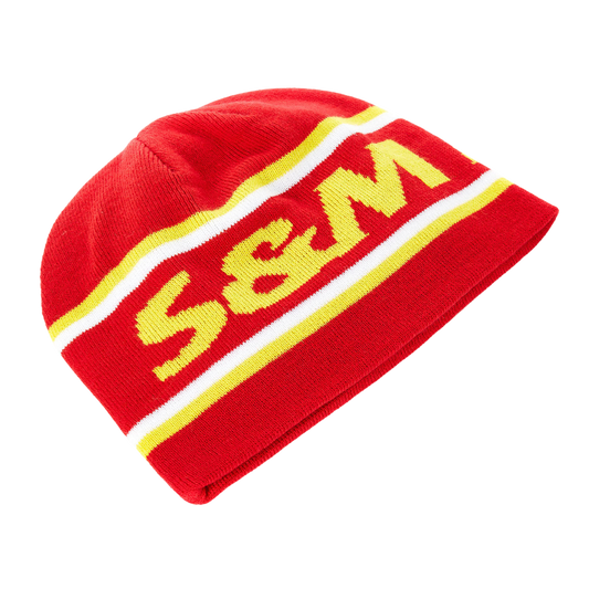 S&M Factory Knit Beanie Red