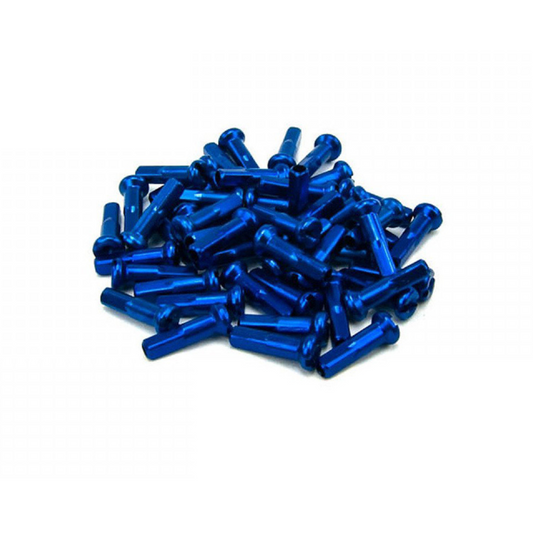 Mission Alloy BMX Speichennippel Blue