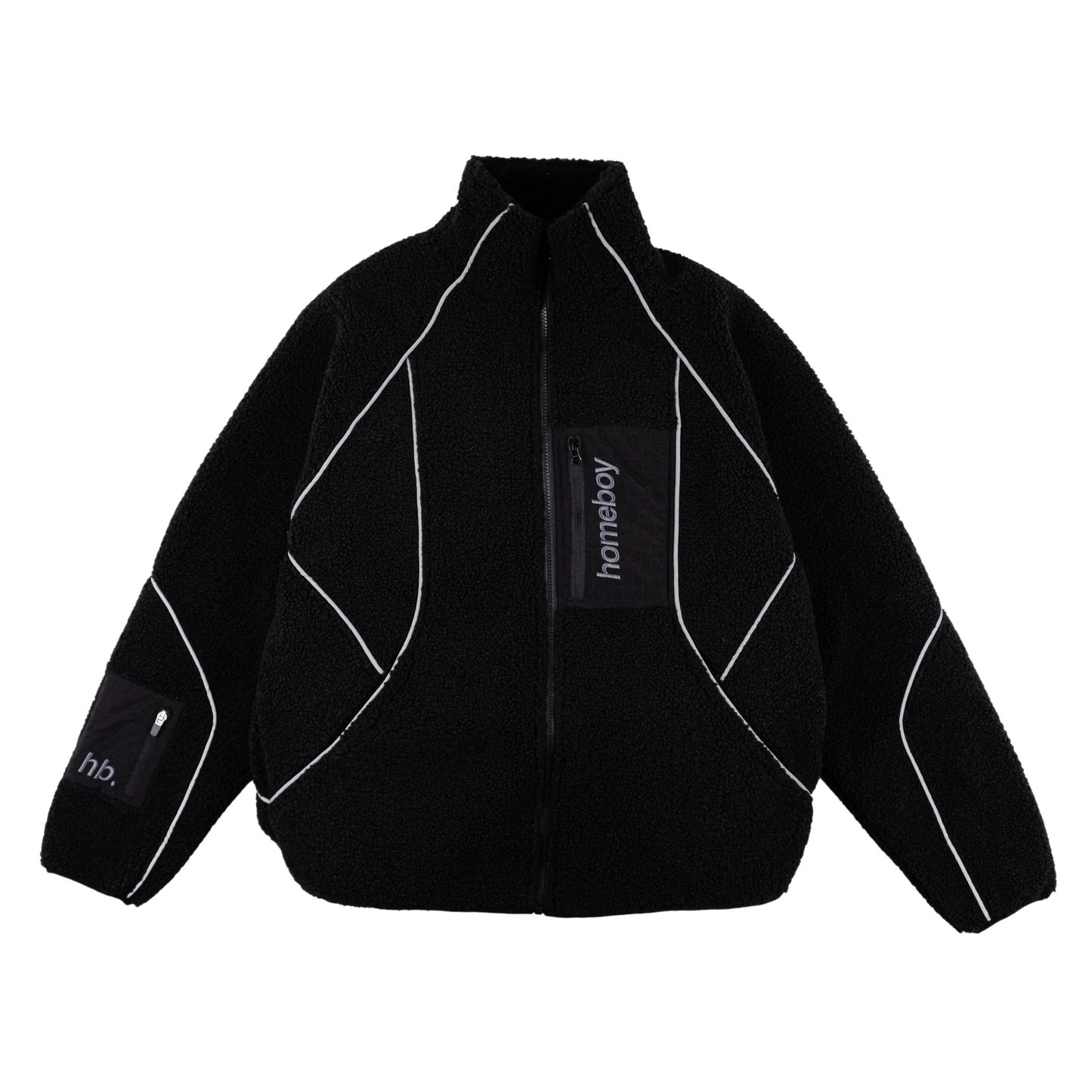 Homeboy Nanook Fleece Jacke Black