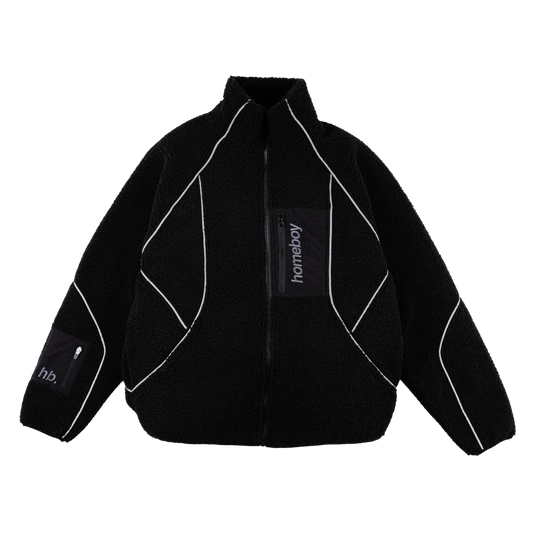 Homeboy Nanook Fleece Jacke Black
