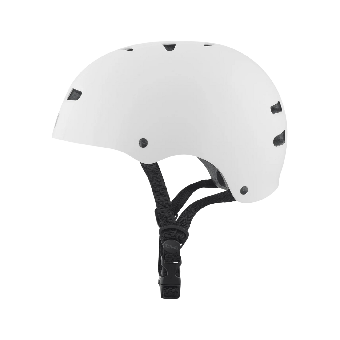 TSG Skate/BMX Solid Color Helm Injected White