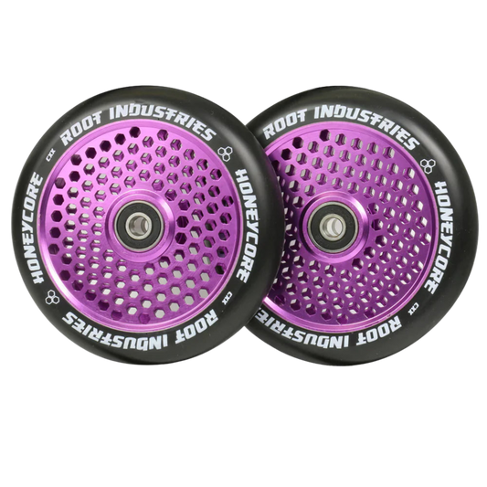 Root Honeycore Stunt Scooter Rollen 2er Set 110mm Purple