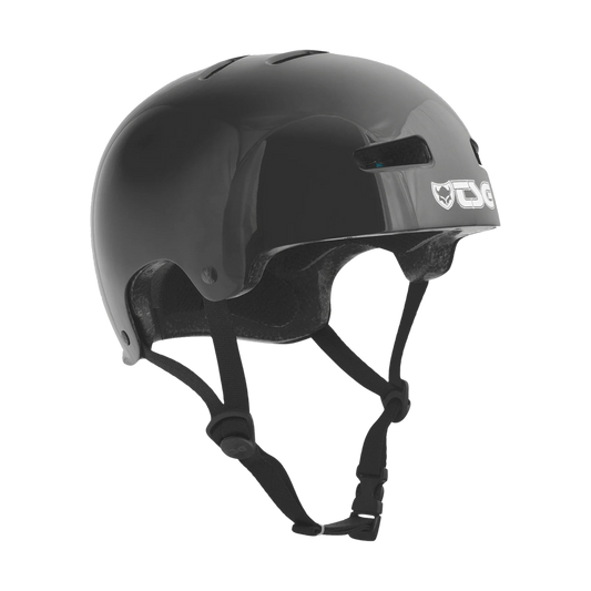 TSG Evolution Kids Solid Color Helm Injected Black