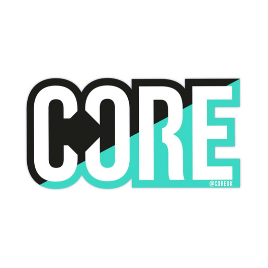 Core Classic Stunt Scooter Sticker Split Black/Teal