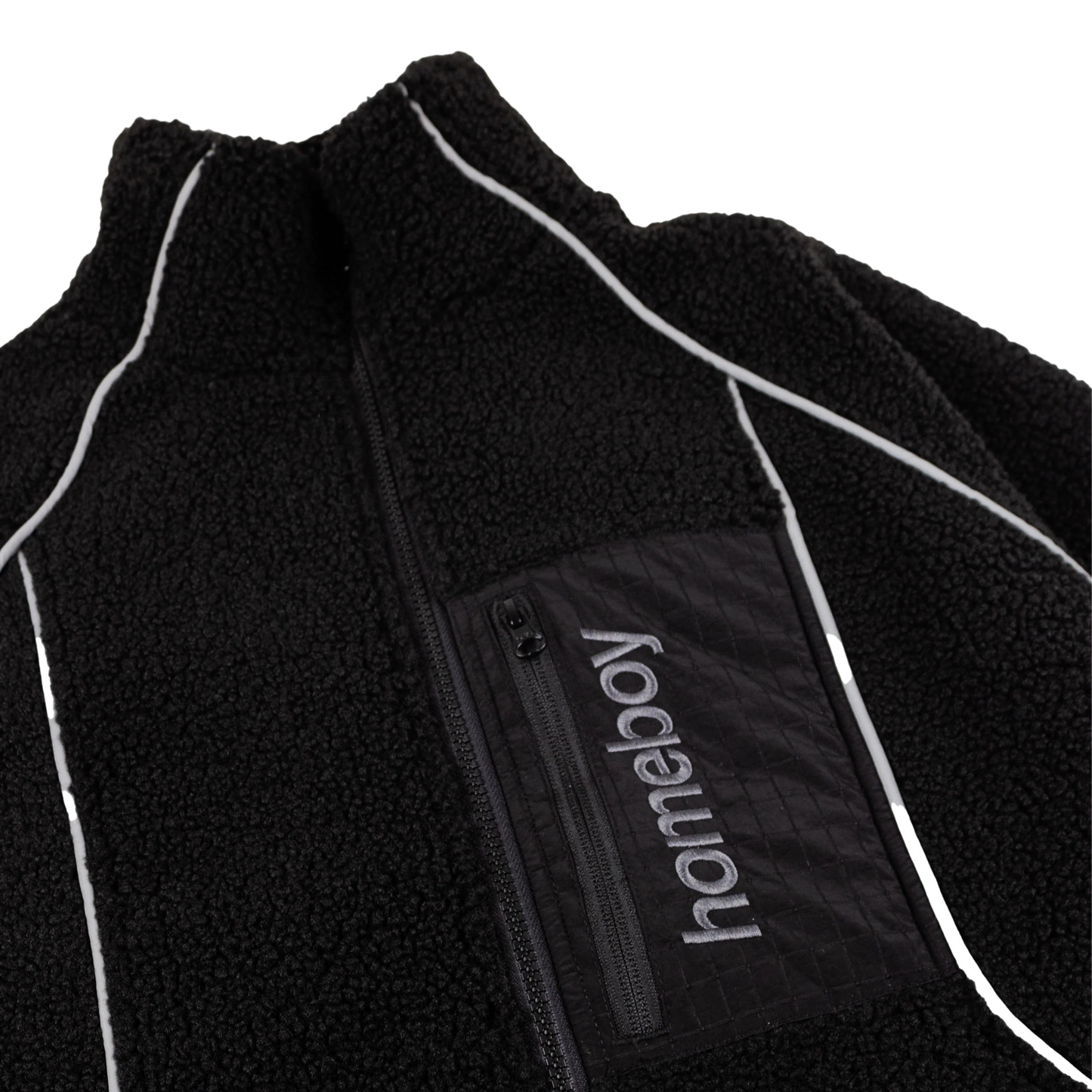 Homeboy Nanook Fleece Jacke Black