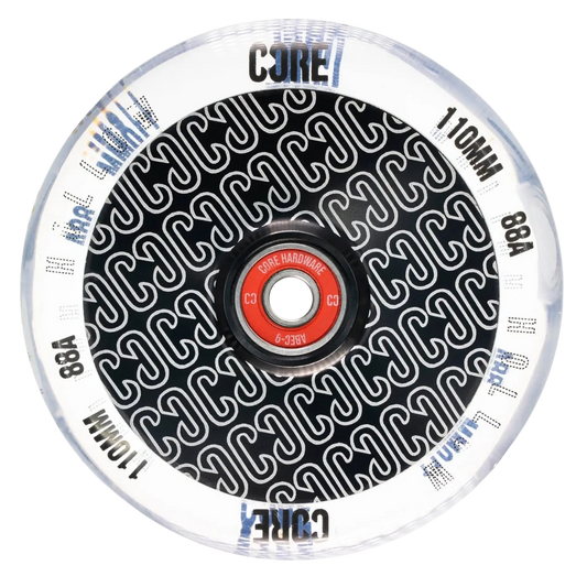 Core Hollowcore V2 Stunt Scooter Rolle 110mm Clear/Black